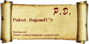 Pakot Dagomér névjegykártya